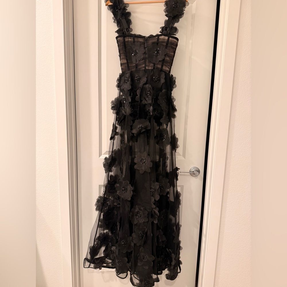 NWOT BRONX AND BANCO Rosalie Noir Gown in Black, evening maxi dress - Picture 11 of 15